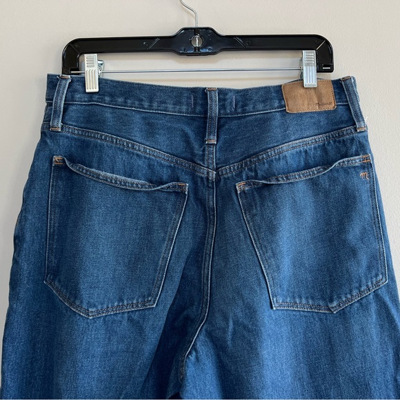 Madewell Baggy Straight Jeans, Dark Worn Indigo Wash, 30 - Picture 5 of 12